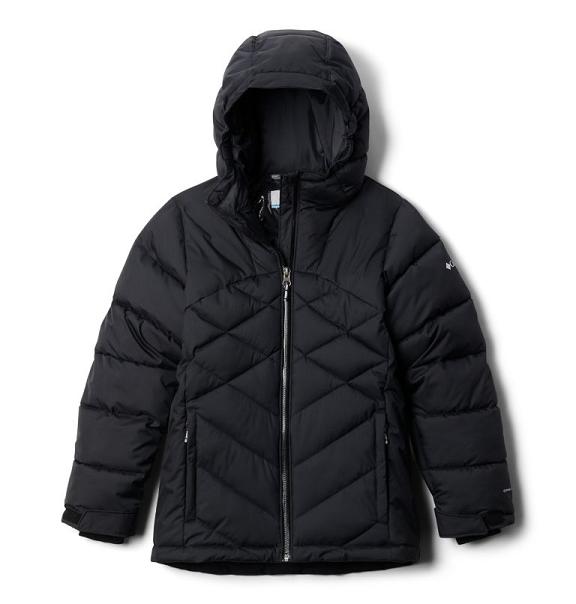 Columbia Winter Powder Winter Jacket Black For Girls NZ96051 New Zealand